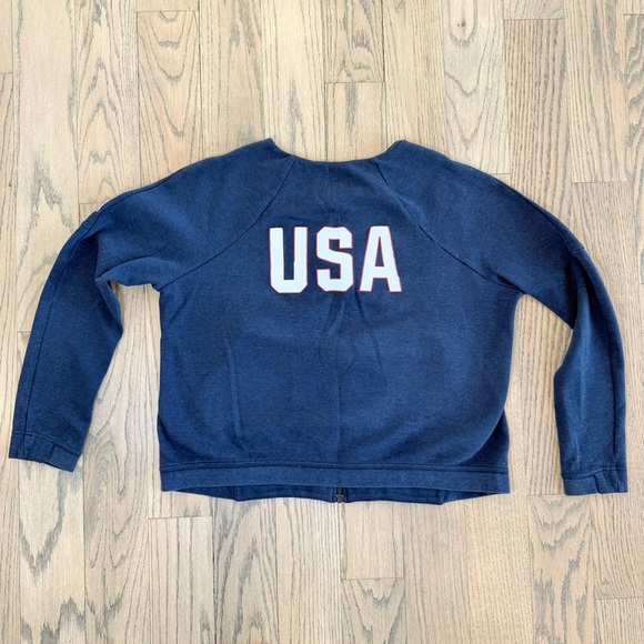 Nike Team USA Navy Blue Olympic Logo Jacket Size Large - Picture 10 of 16